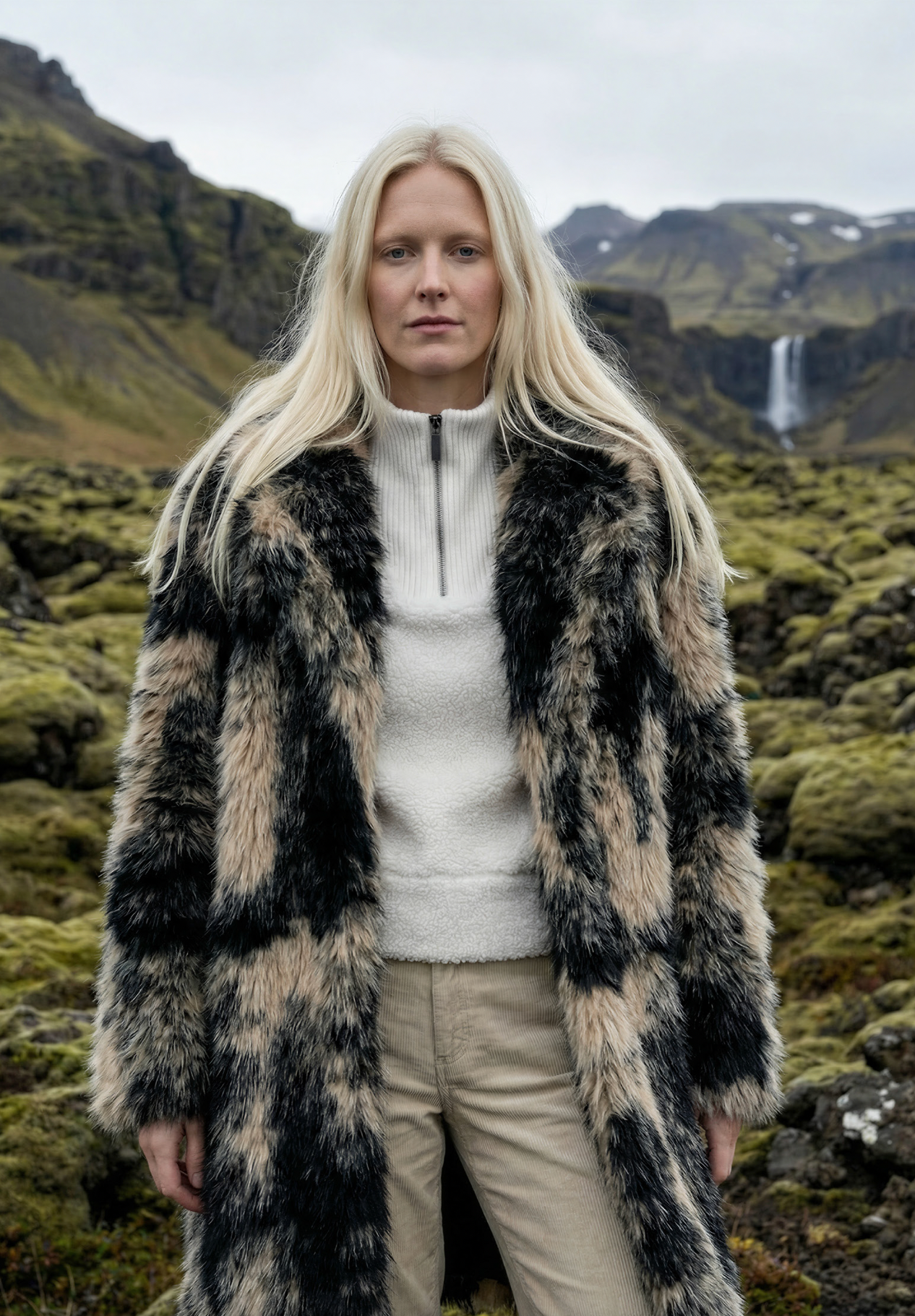 Model in der gewünschten Island Location